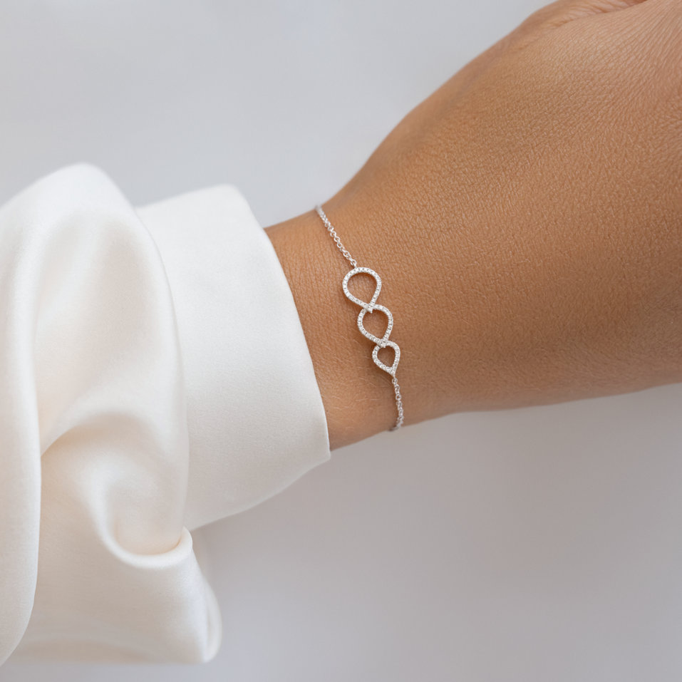 Bracelet with diamonds Revolution
