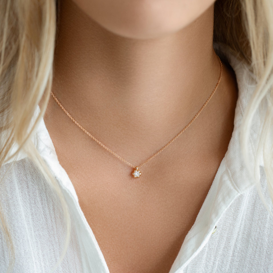 Diamond necklace Blooming Love