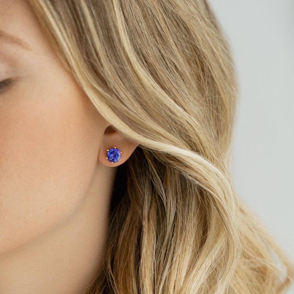 Earrings with Tanzanite Vesper Romance
