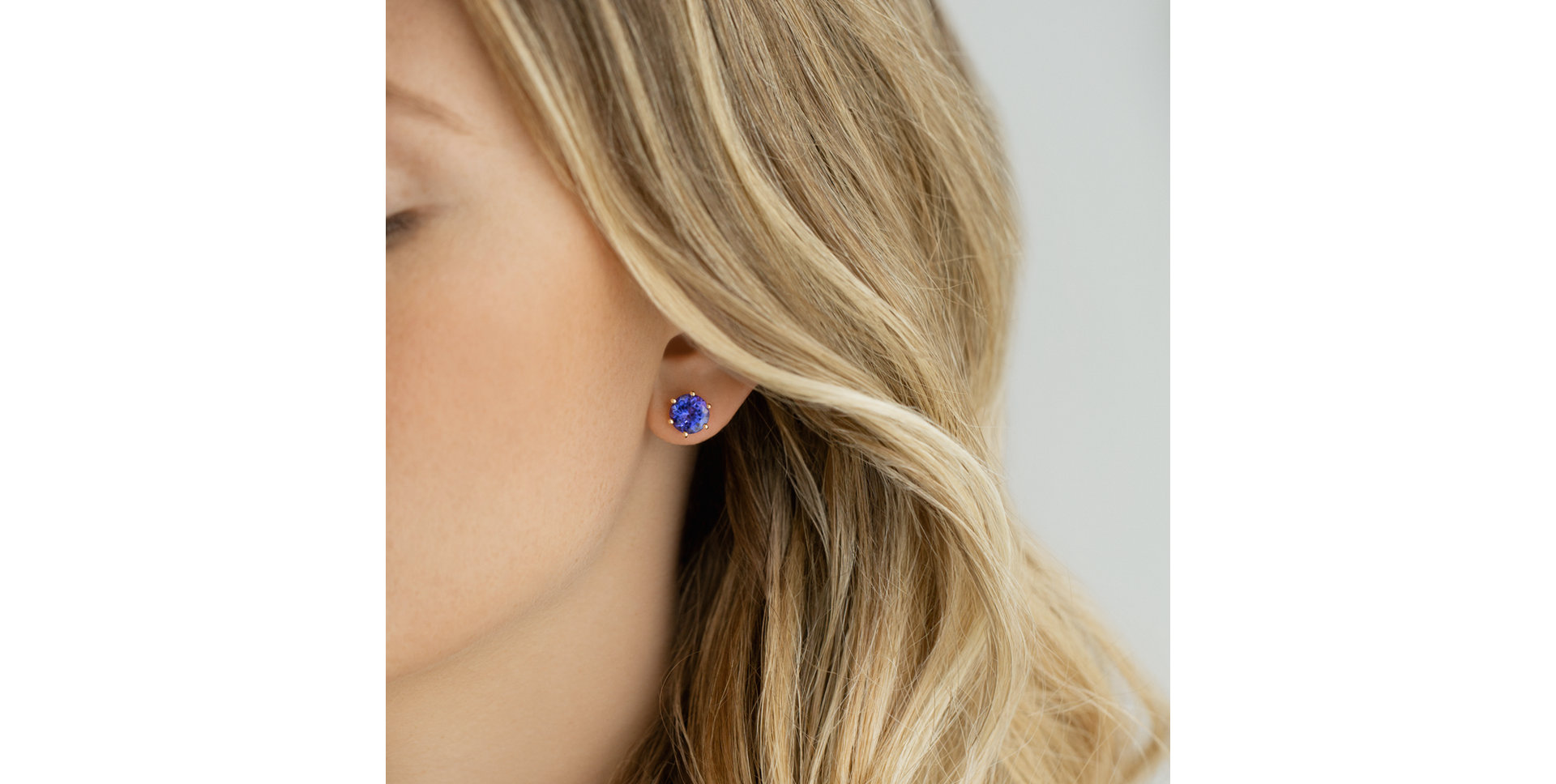 Earrings with Tanzanite Vesper Romance
