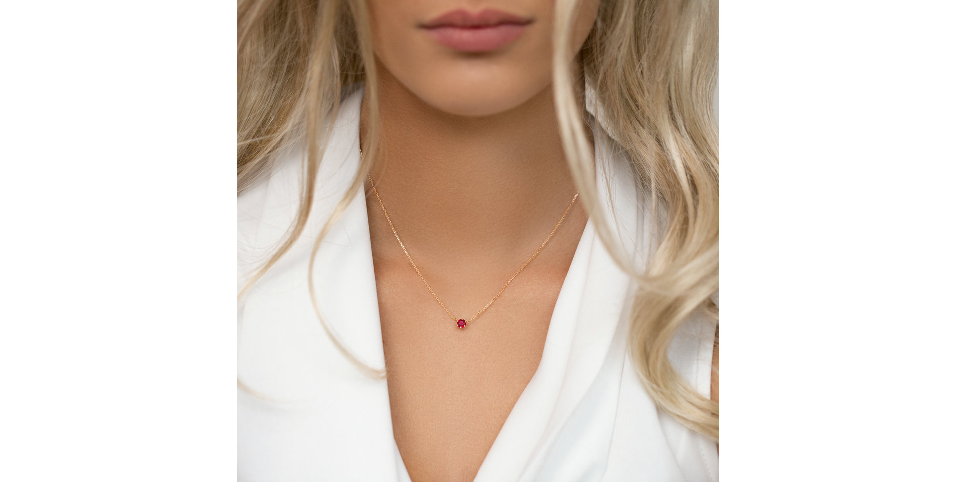 Necklace with Tanzanite Essential Drop