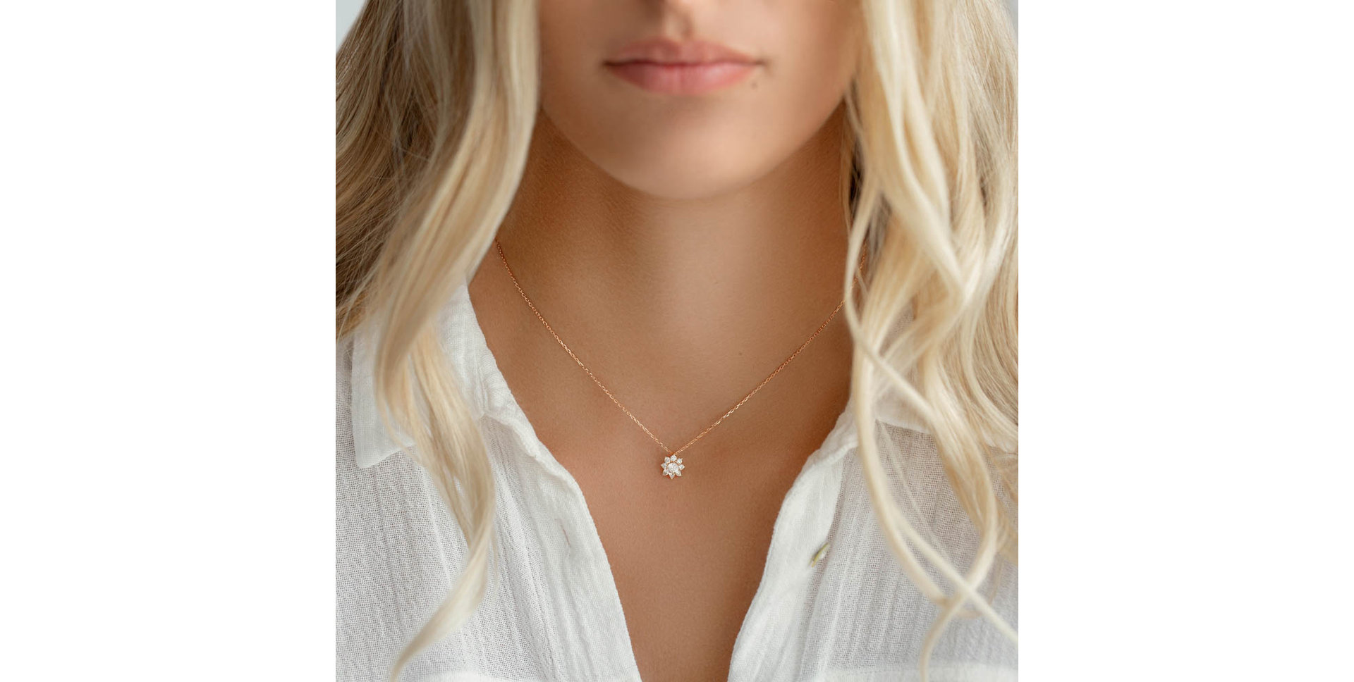 Diamond necklace Celestial Sparkle