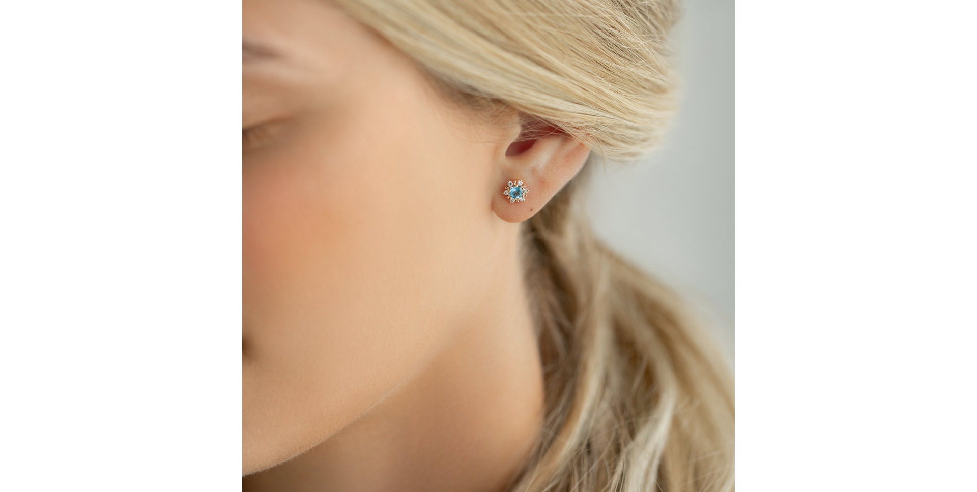 Diamond earrings with Peridot Fancy Fairytale