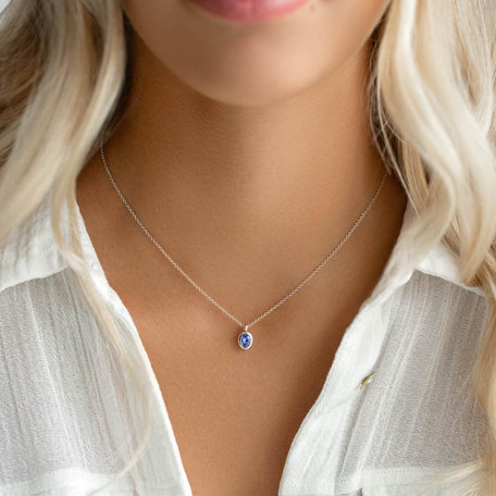 Necklace with Topaz Sky Sweet Candy