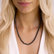 Necklace with black diamonds Bubbling Soap3