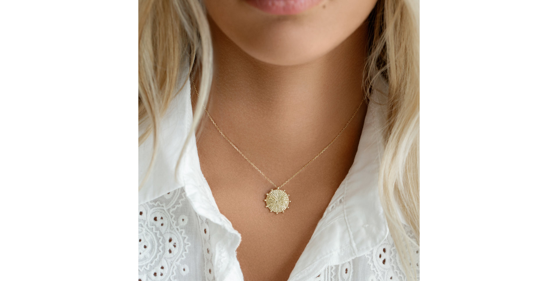 Necklace Shining Sun