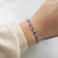 Diamond bracelet with Sapphire Delightful Jewel3