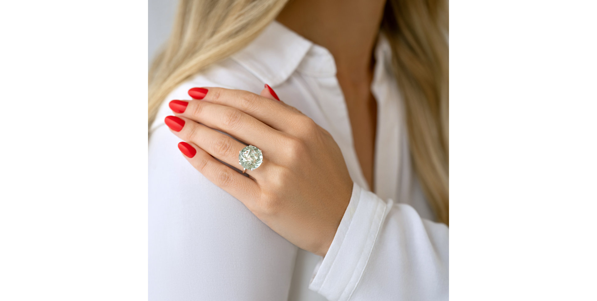 Diamond rings with Amethyst Audrielle