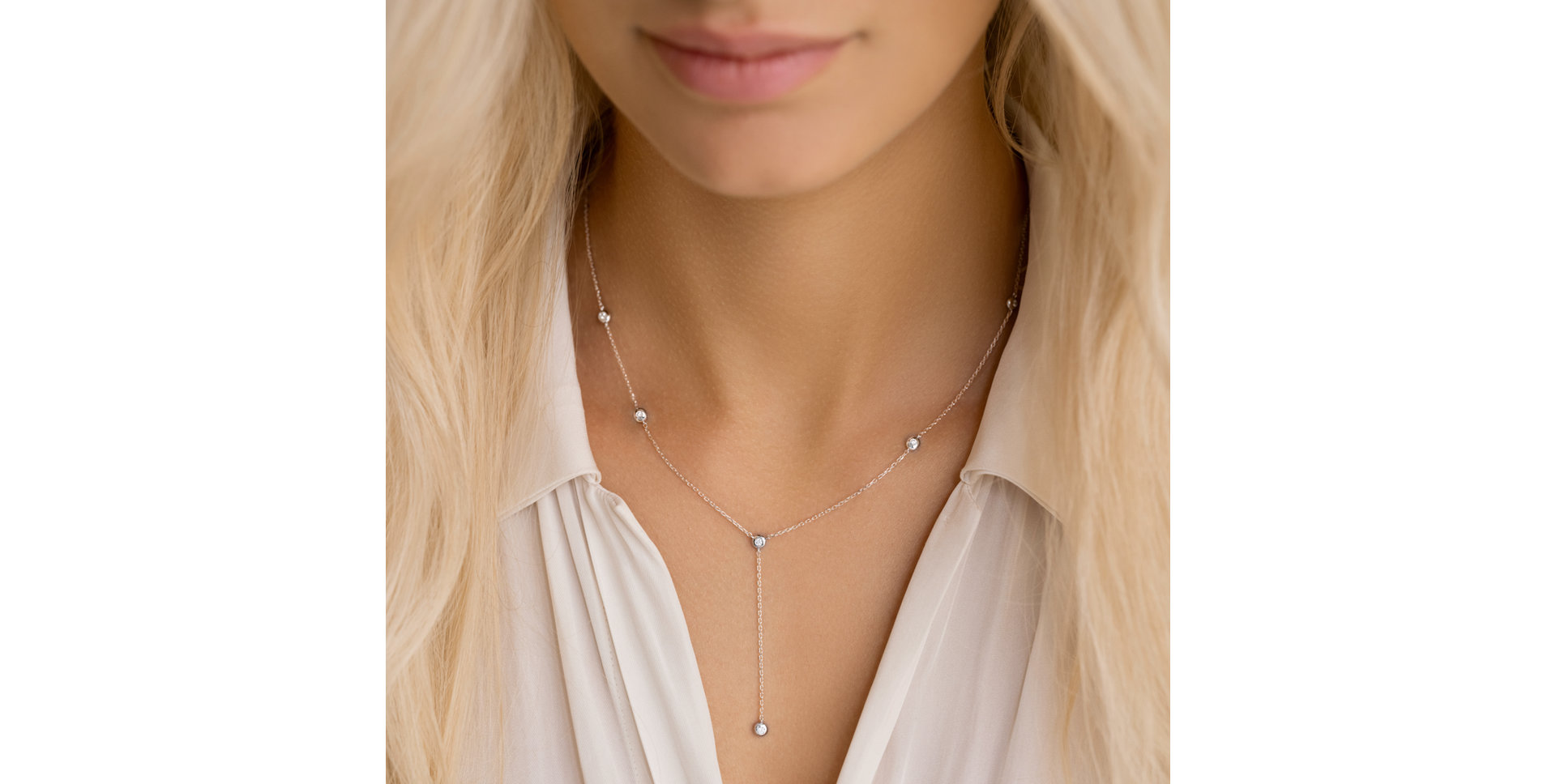 Diamond necklace Ethereal Gleam