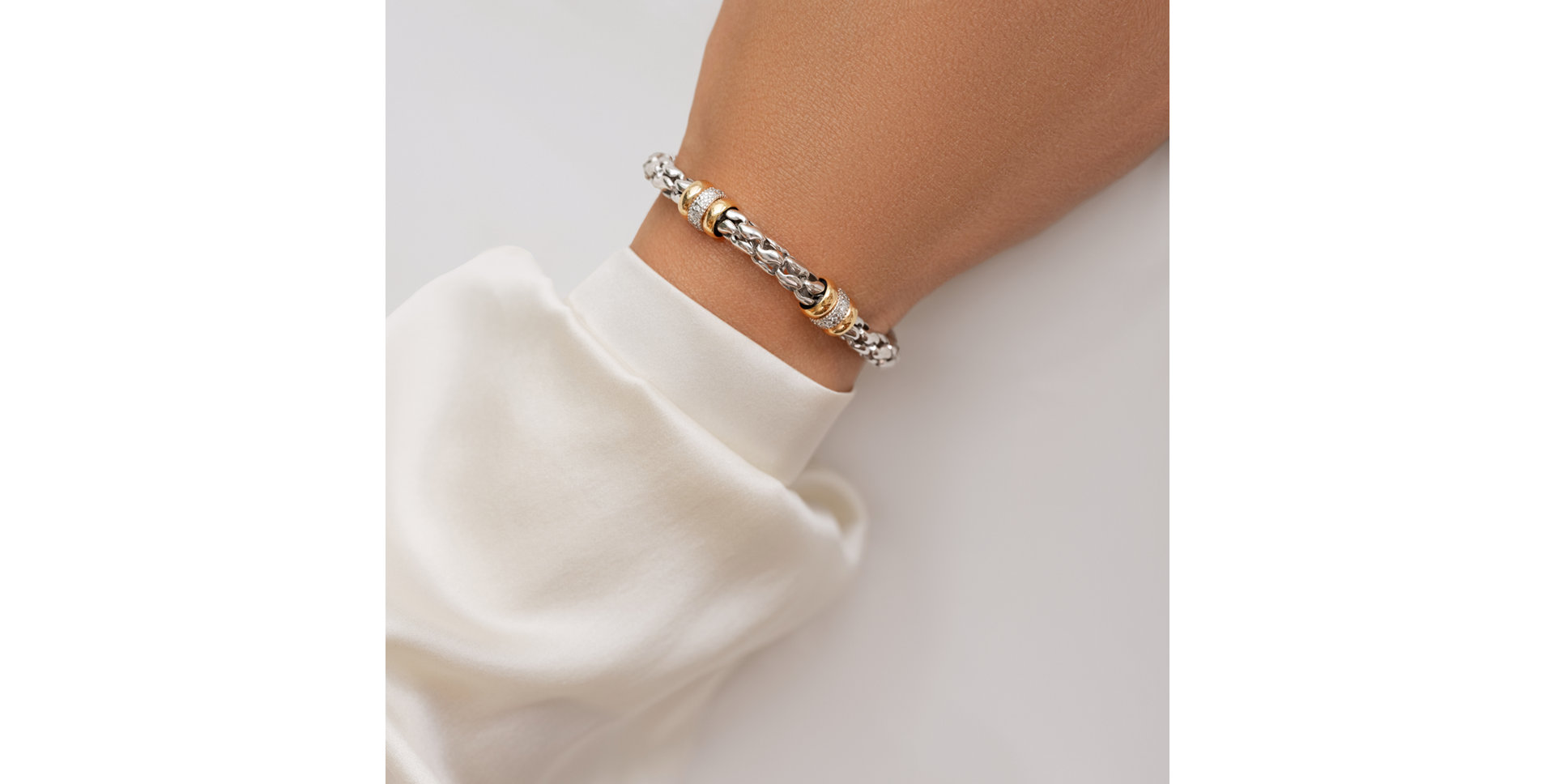 Bracelet with diamonds Samuel