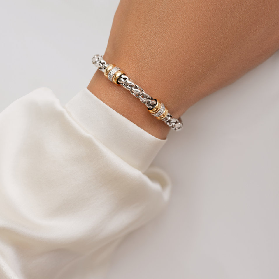 Bracelet with diamonds Samuel