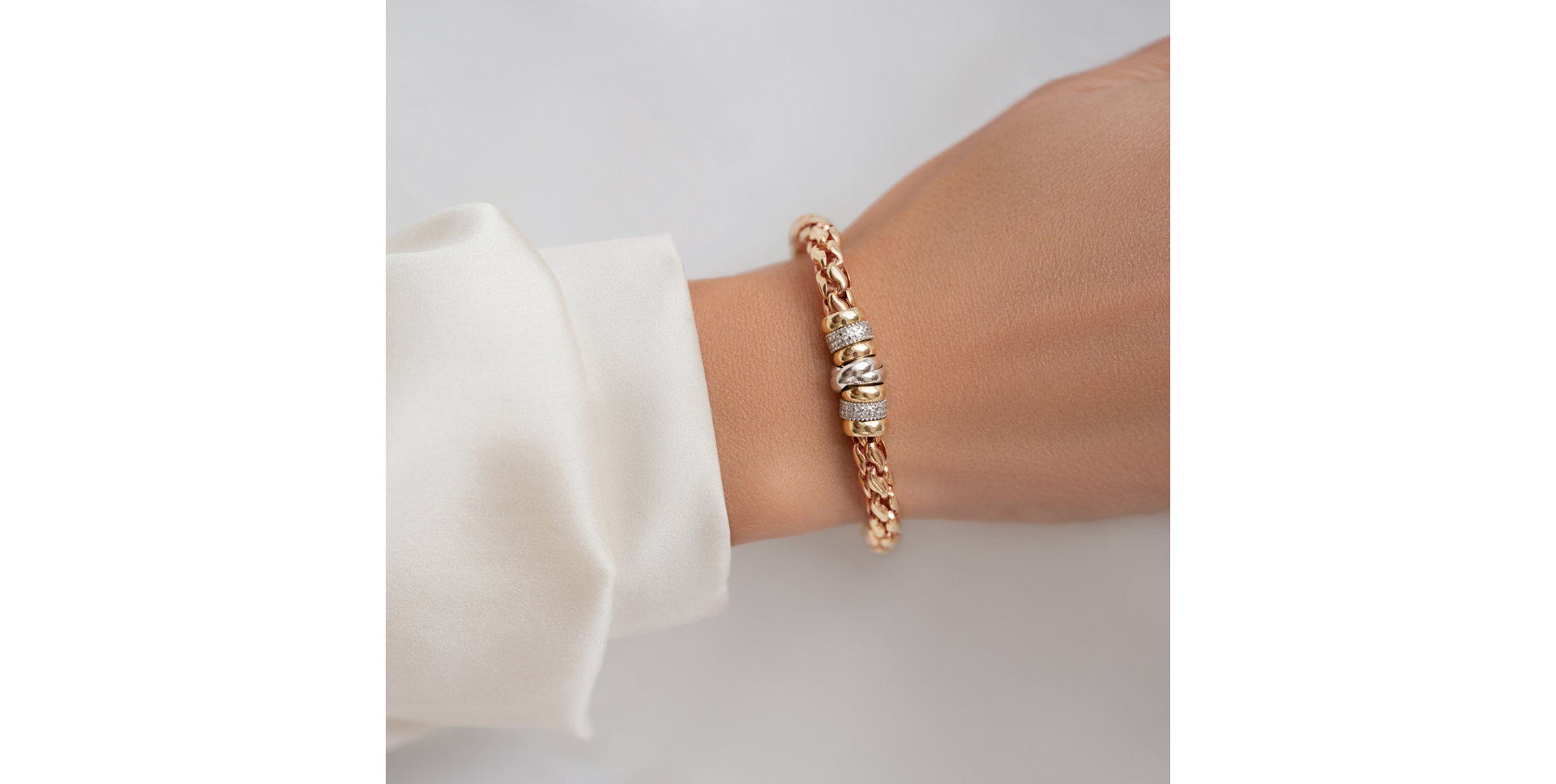 Bracelet with diamonds Benson