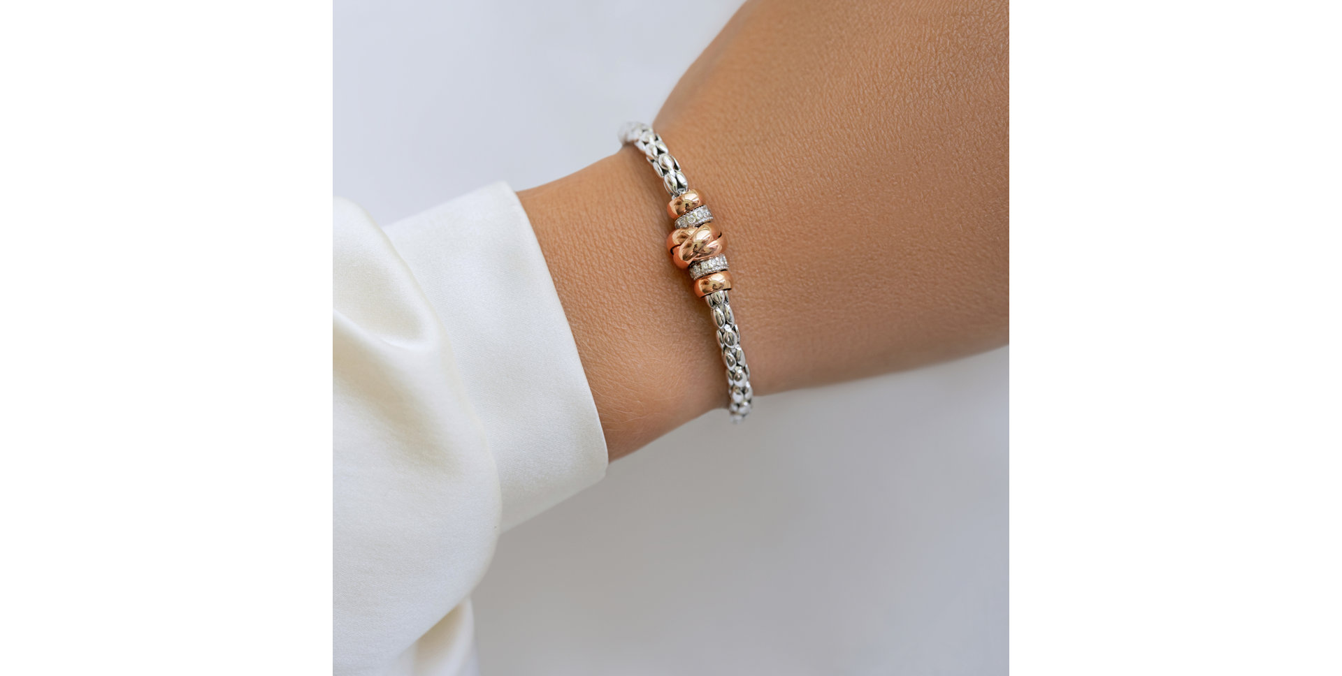 Bracelet with diamonds Mika