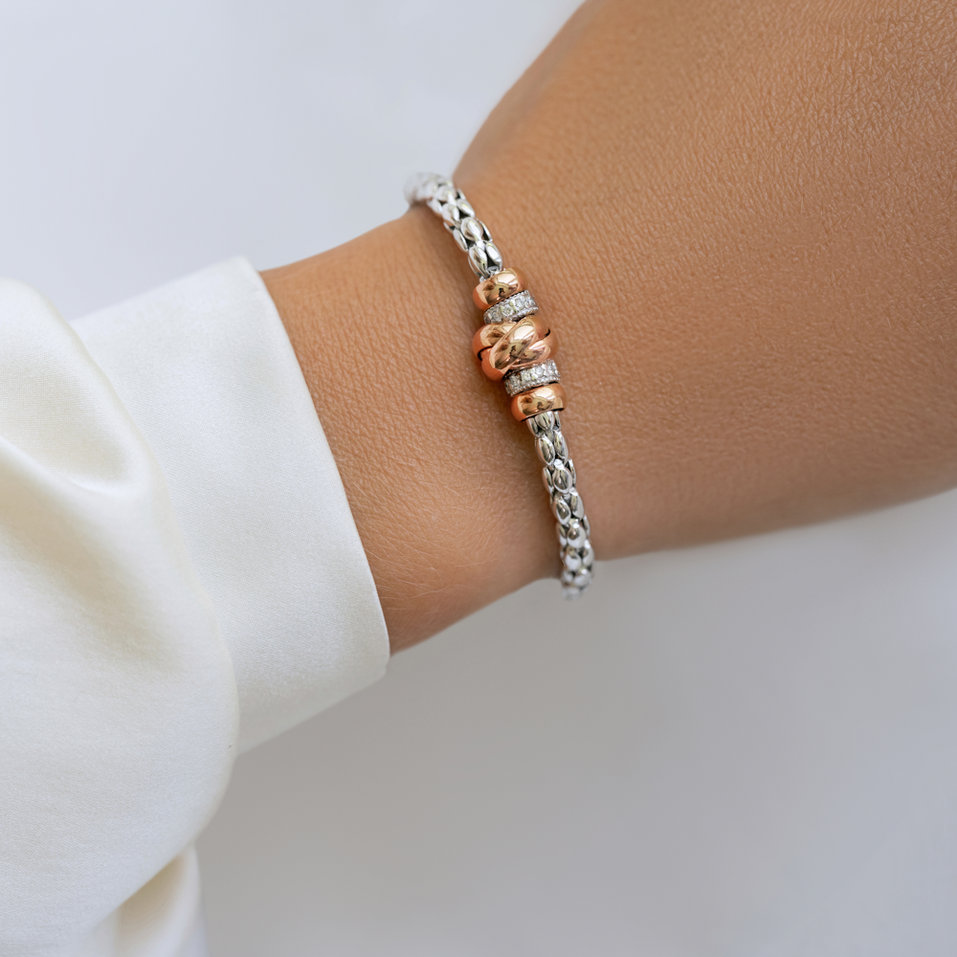Bracelet with diamonds Mika