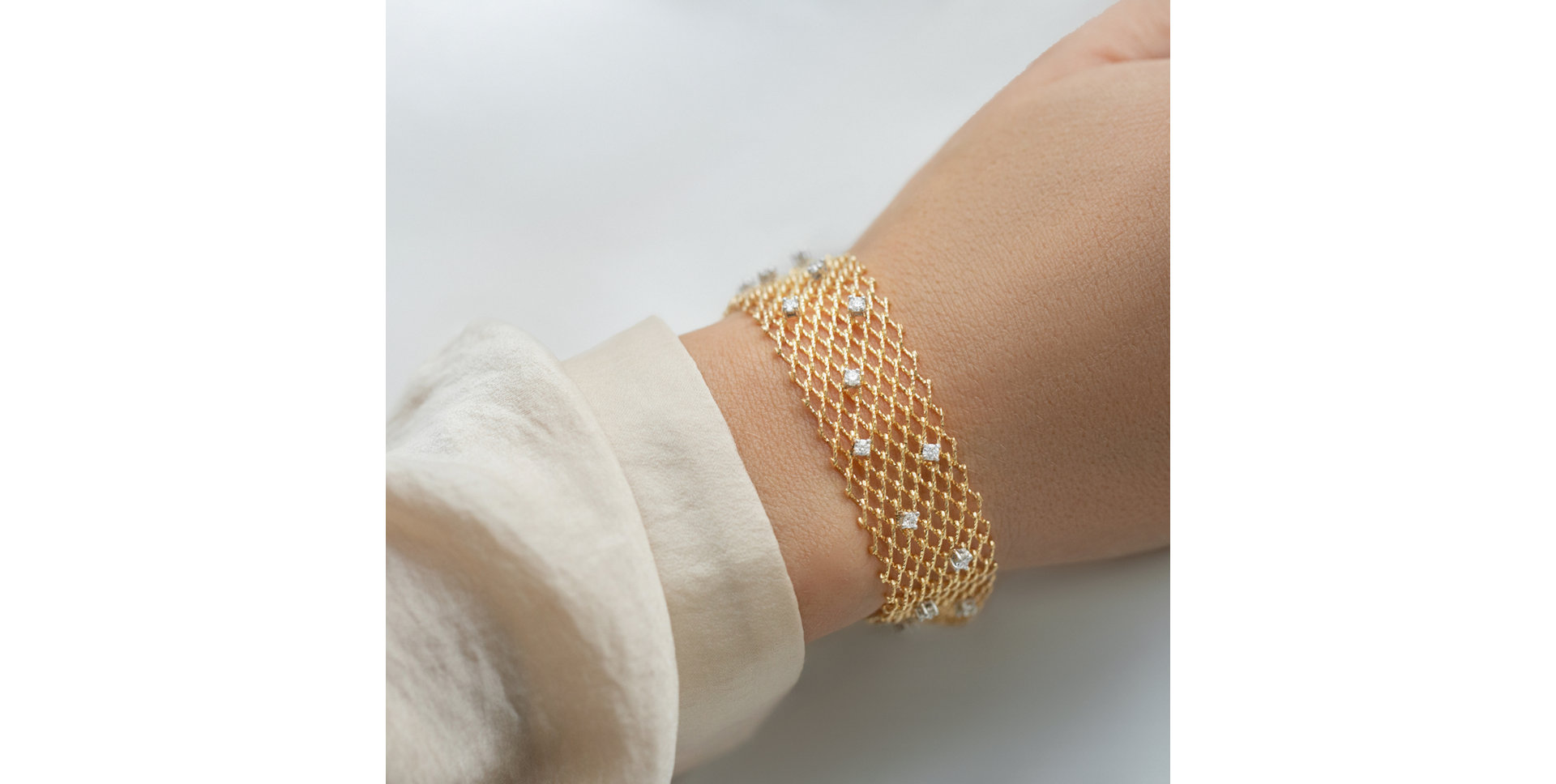 Bracelet with diamonds Enchantment of Passion