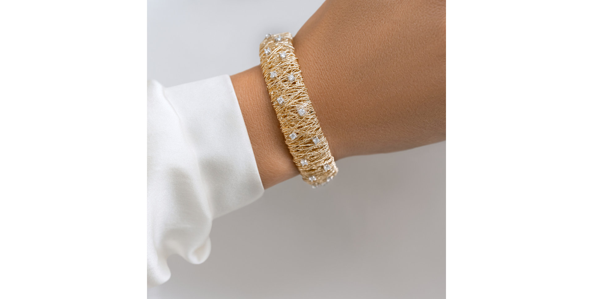 Bracelet with diamonds Glimmering Gala
