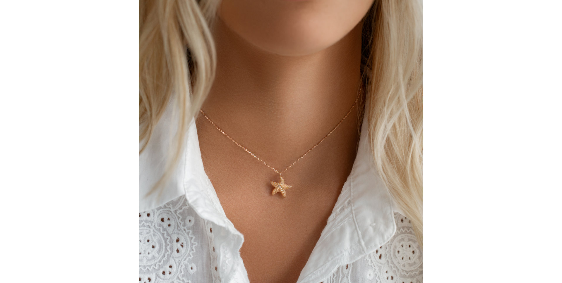 Diamond necklace Sea Treasure