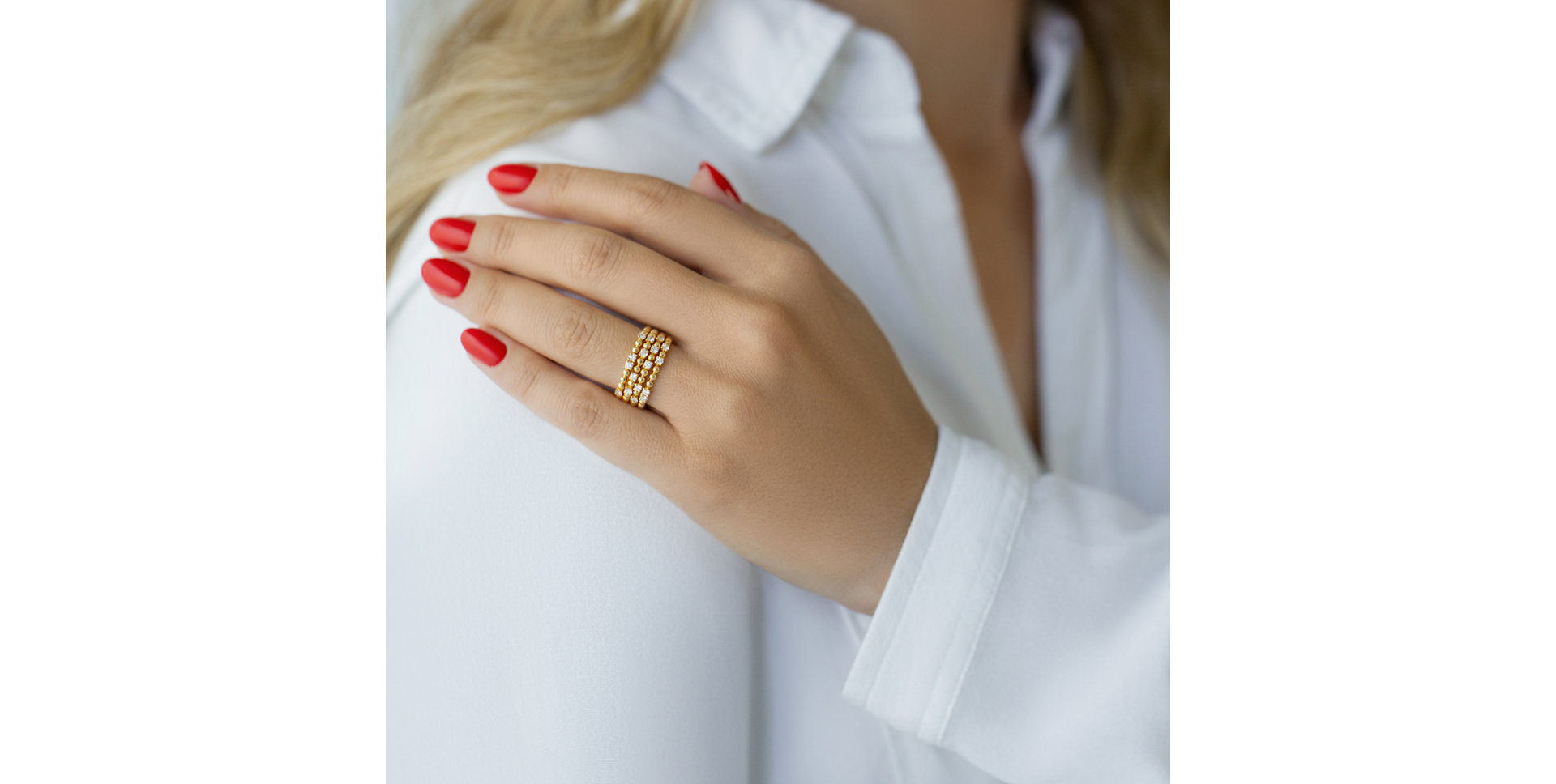 Diamond ring Sunset Glow