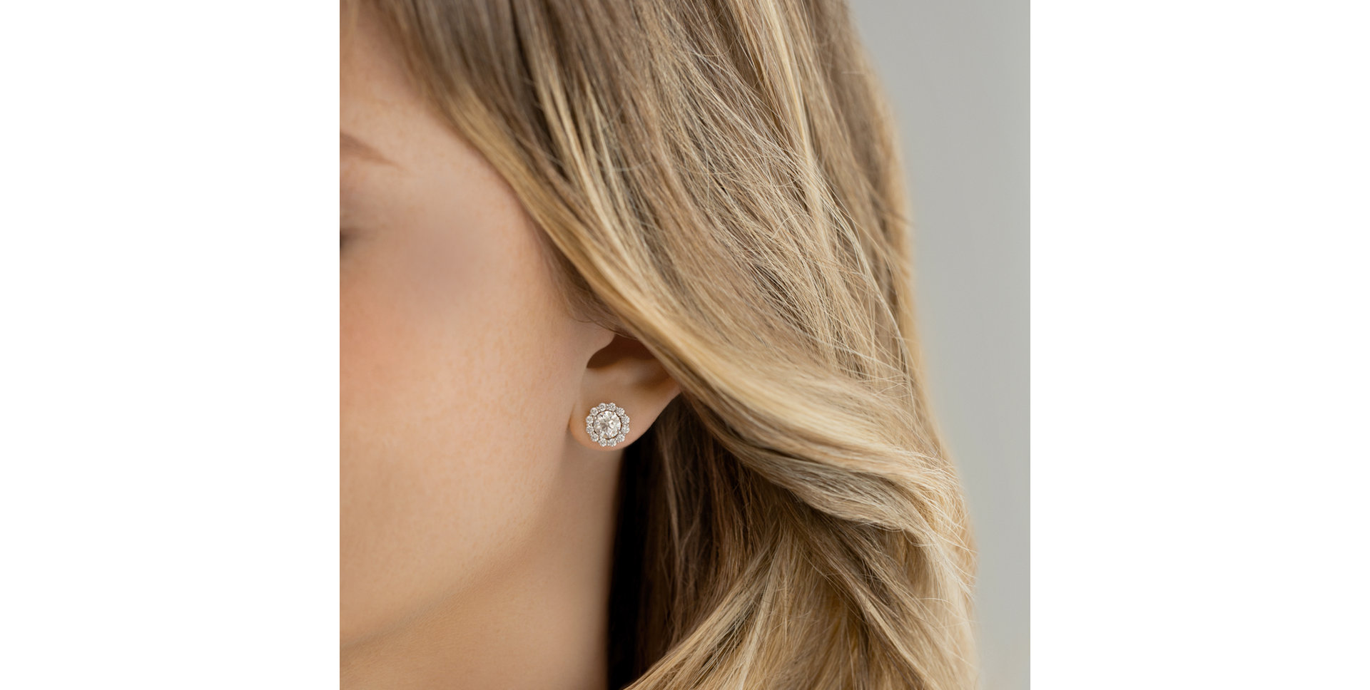 Diamond earrings Bloom Spark