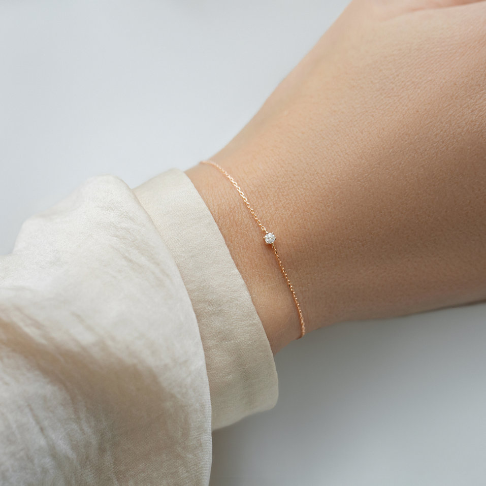 Bracelet with diamonds Essential Shine