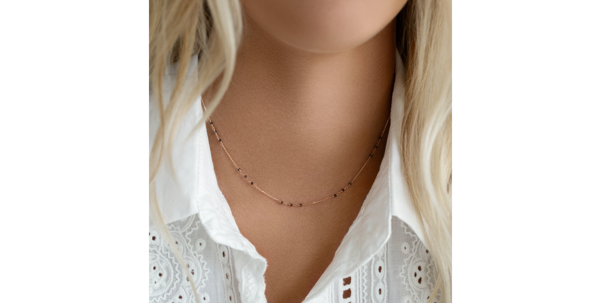 Diamond necklace Deep Melody