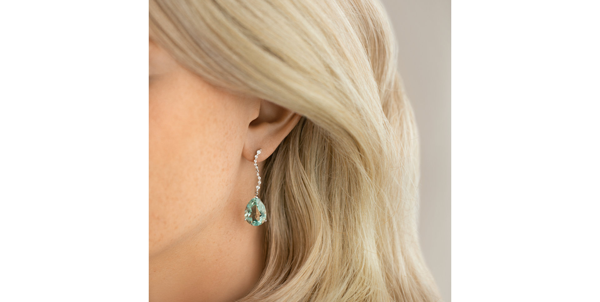 Diamond earrings with Amethyst Dimitris