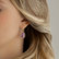 Diamond earrings with Amethyst Fabulous Appearance4