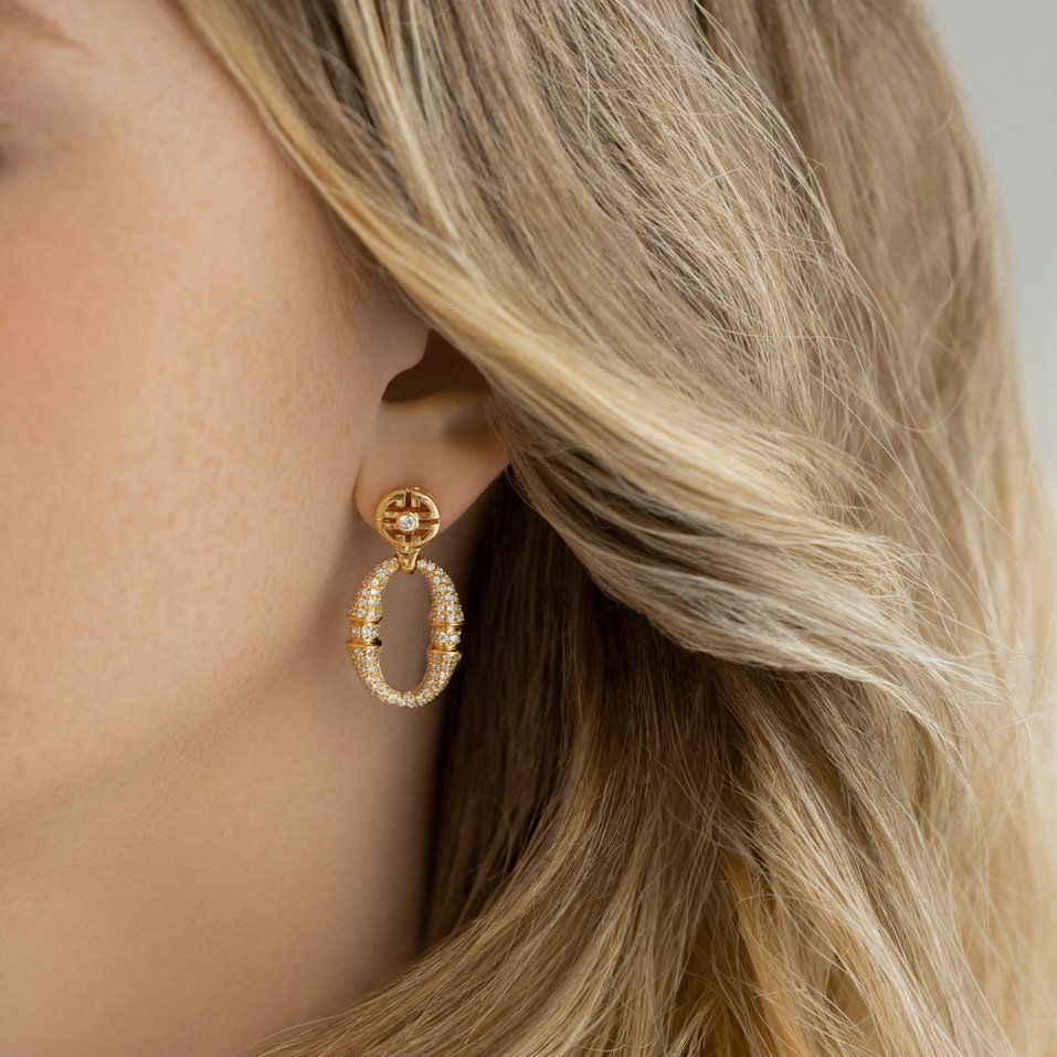 Diamond earrings Morpheus Ribbon