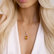 Diamond pendant with Amethyst California Imagination3