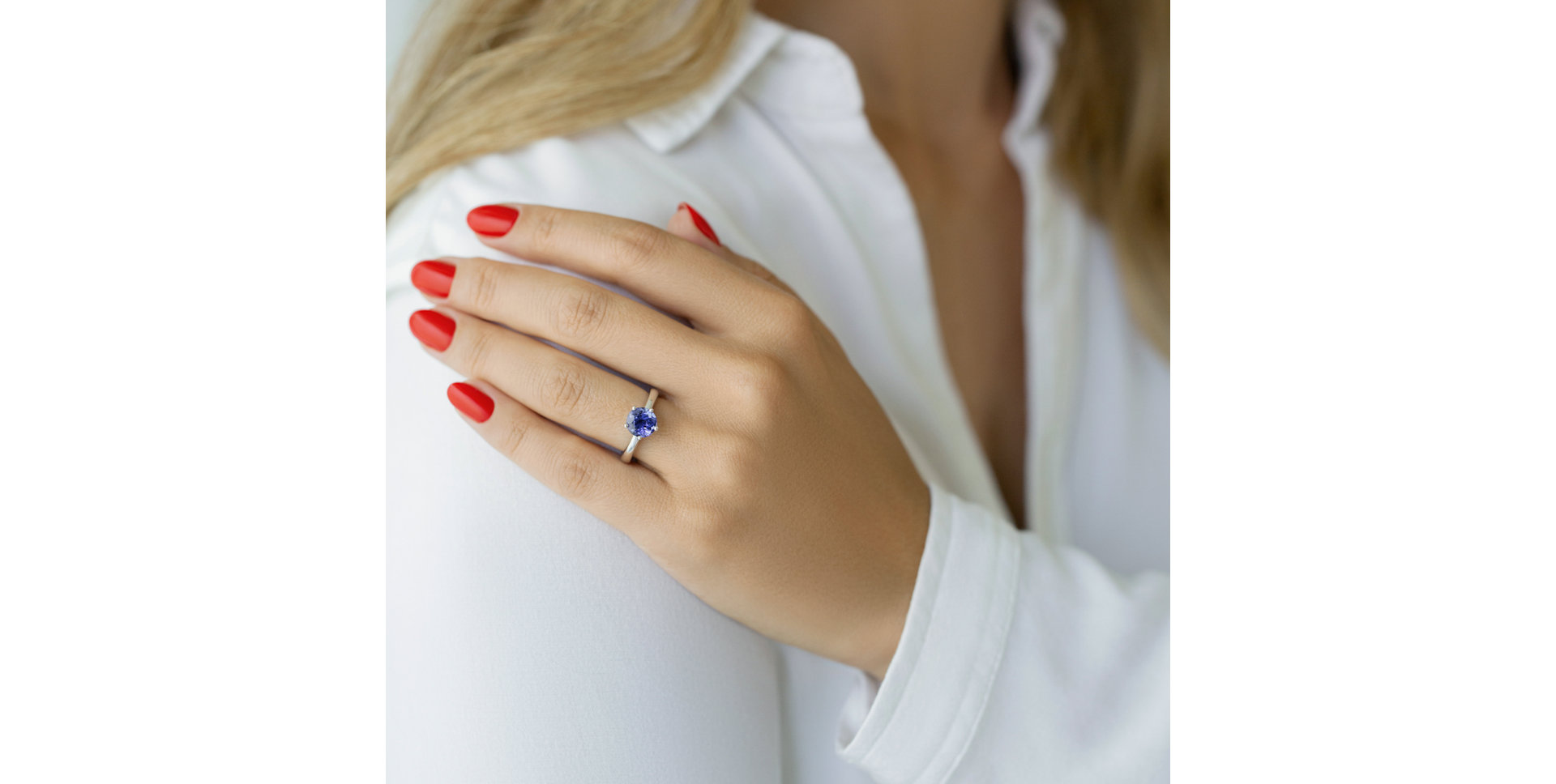 Ring with Tanzanite Peaceful Rpirit