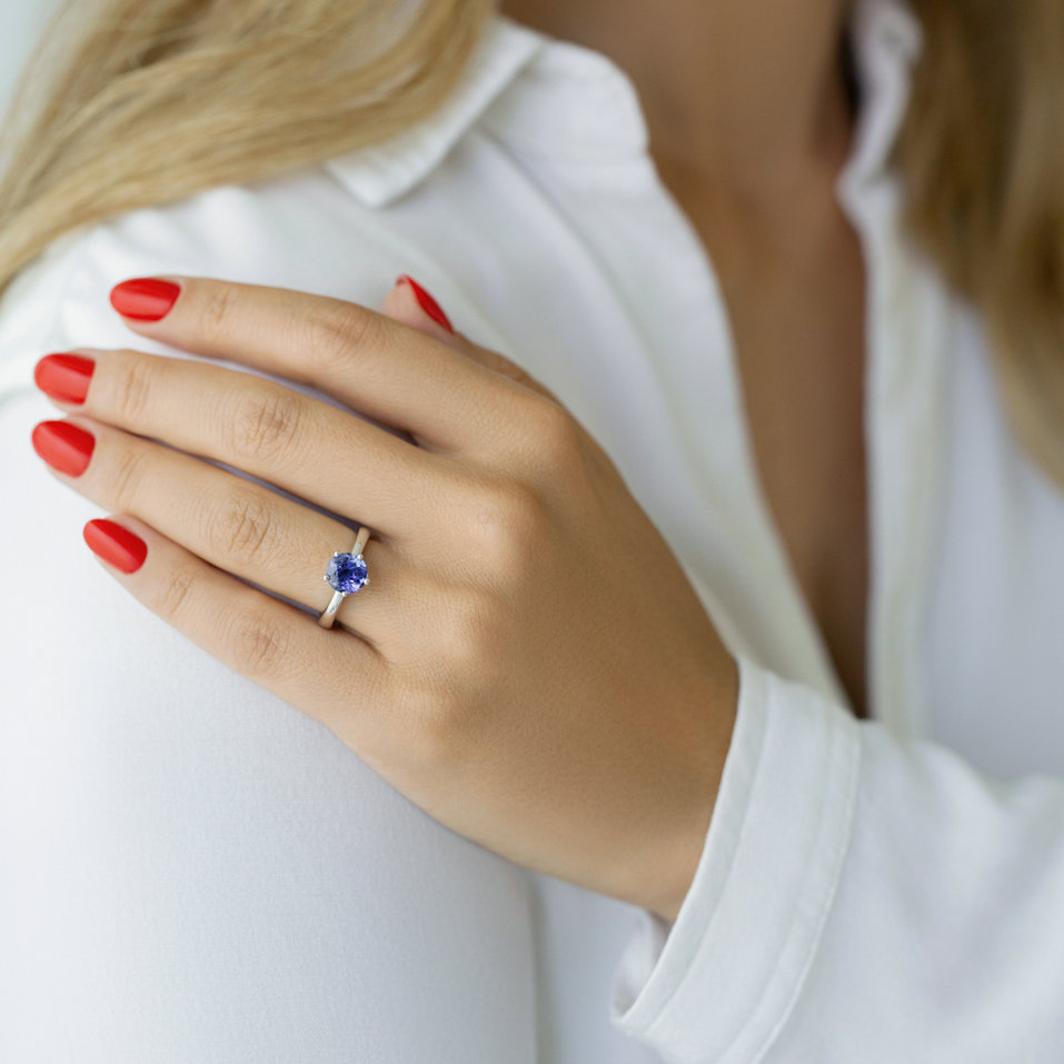 Ring with Tanzanite Peaceful Rpirit