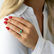 Diamond ring with Emerald Eden Desire3