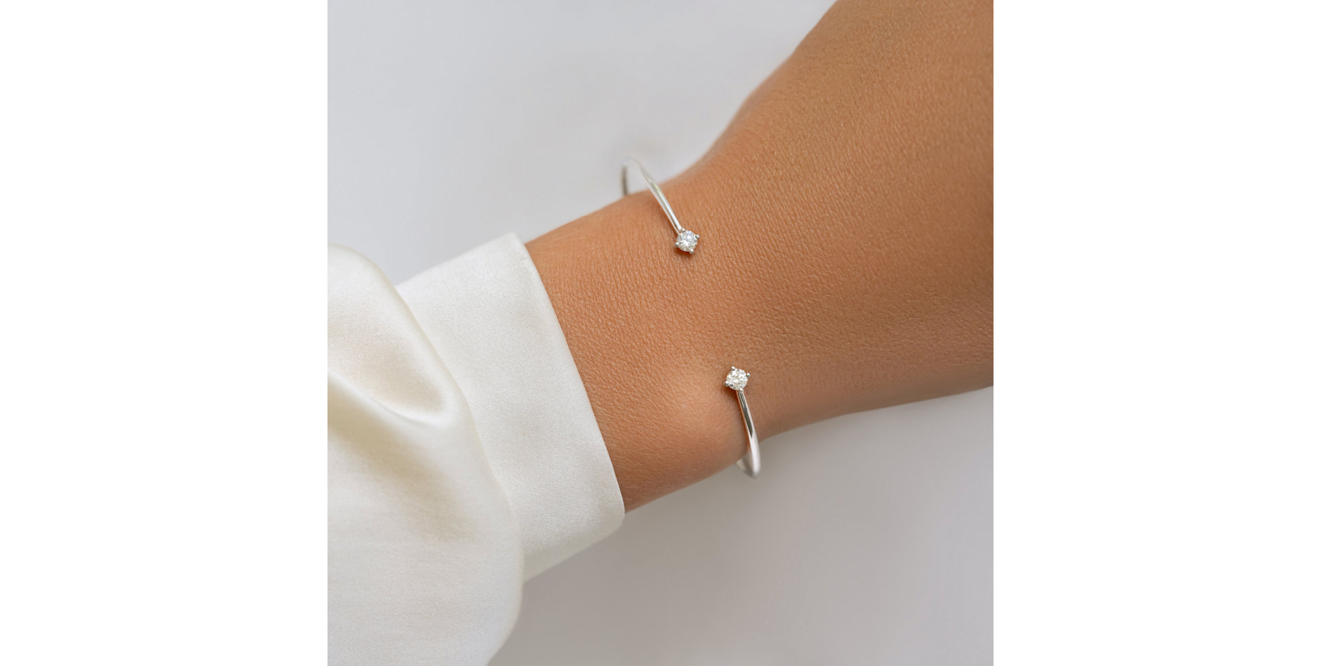 Bracelet with diamonds Cordelia
