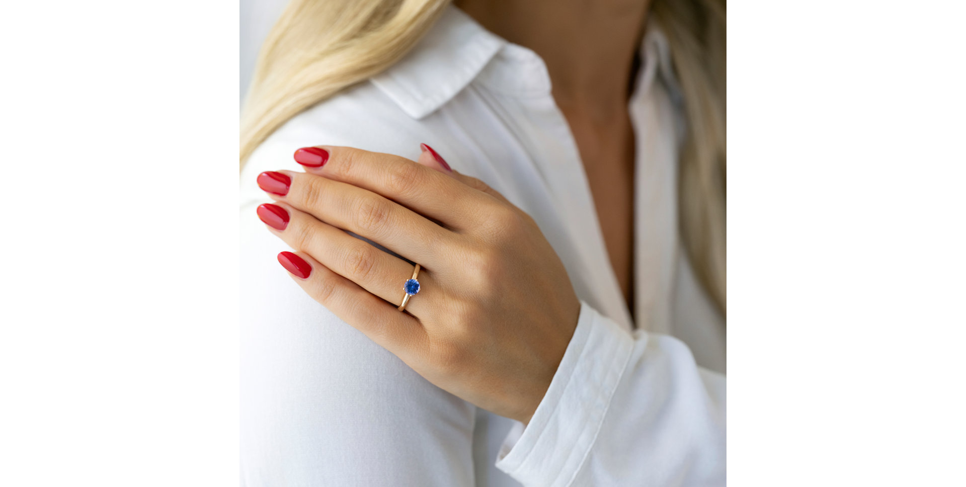 Ring with Tanzanite Peaceful Spirit