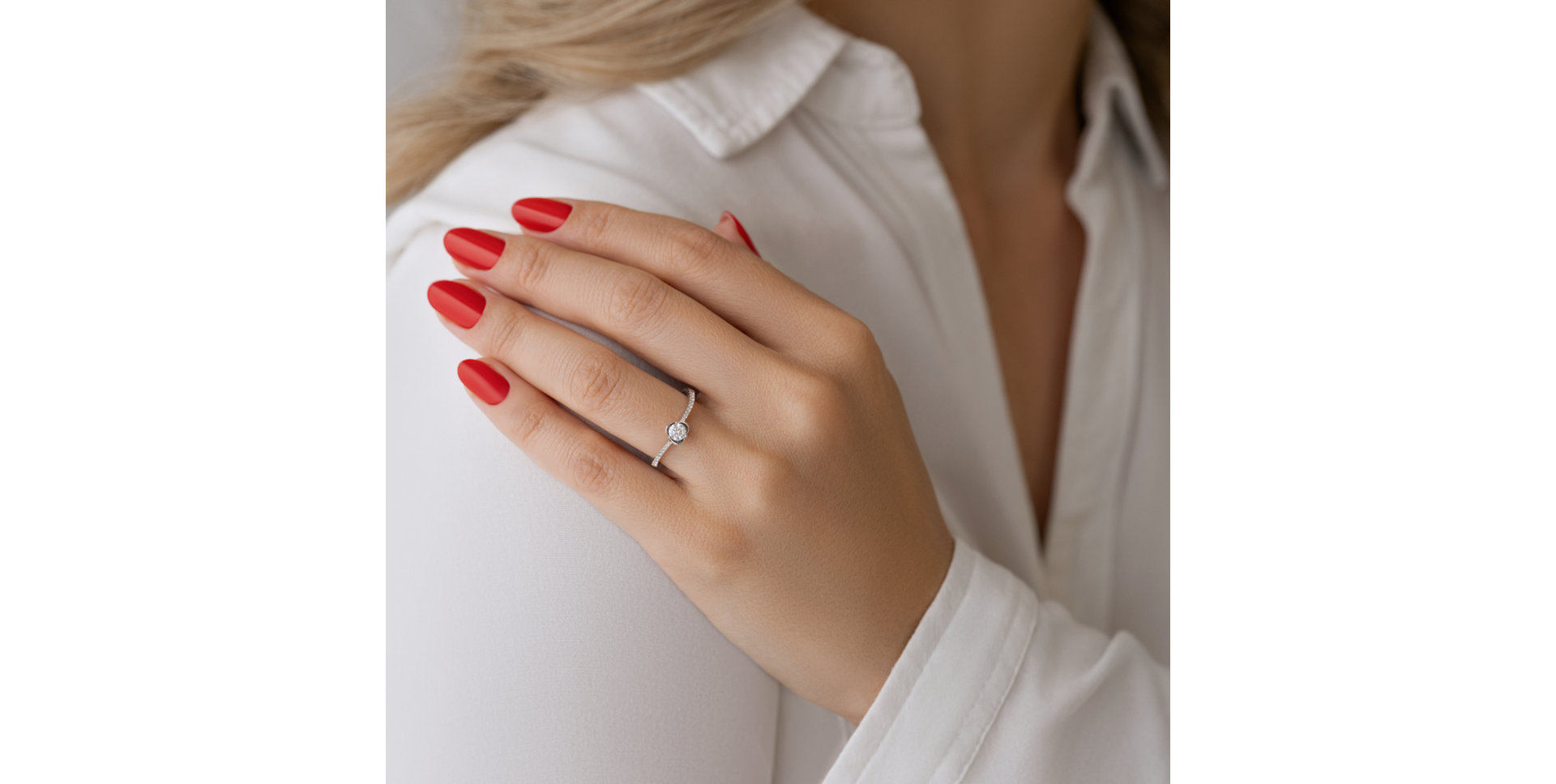 Diamond ring Chatoyant Vision