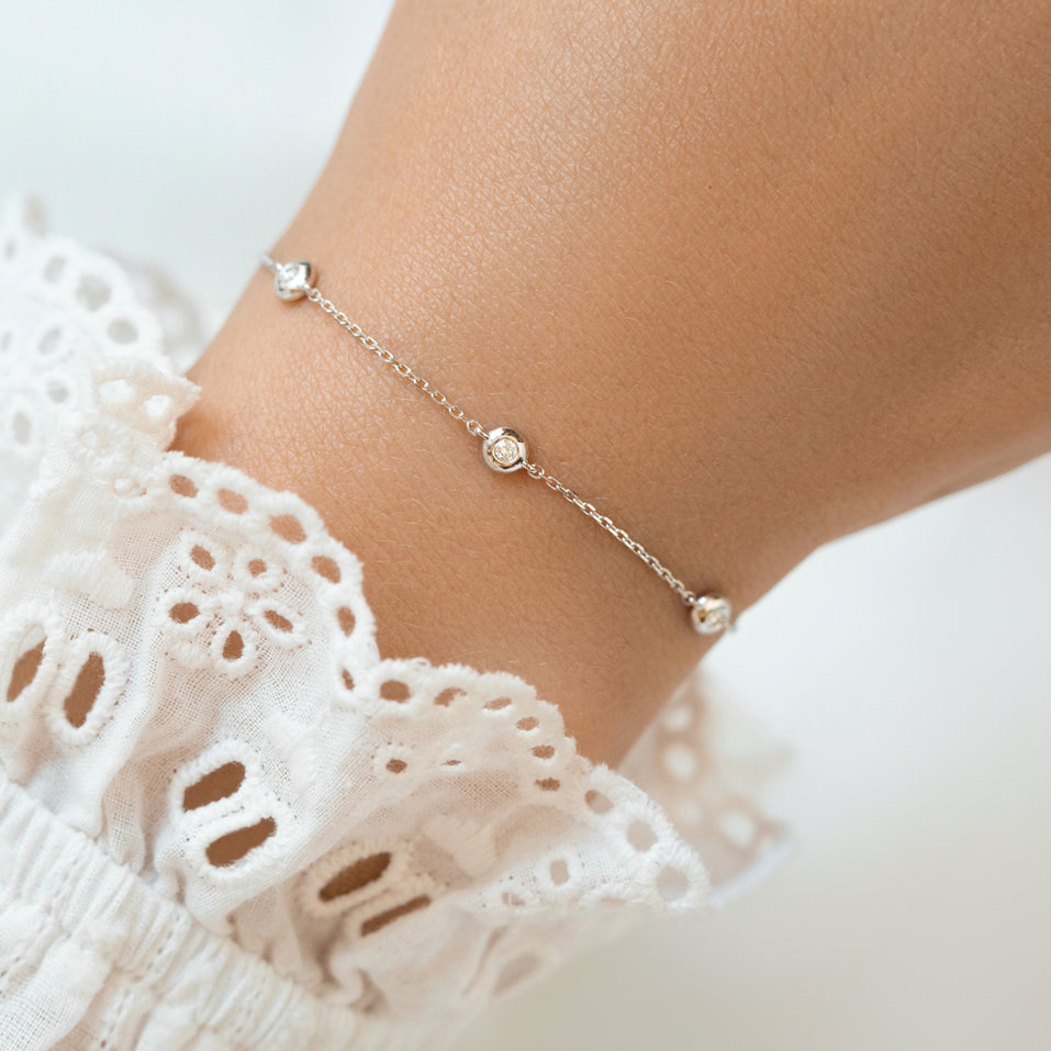 Bracelet with diamonds Sparkling Dot