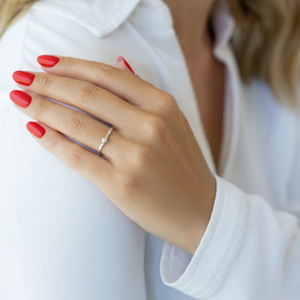 Diamond ring Classy Dot