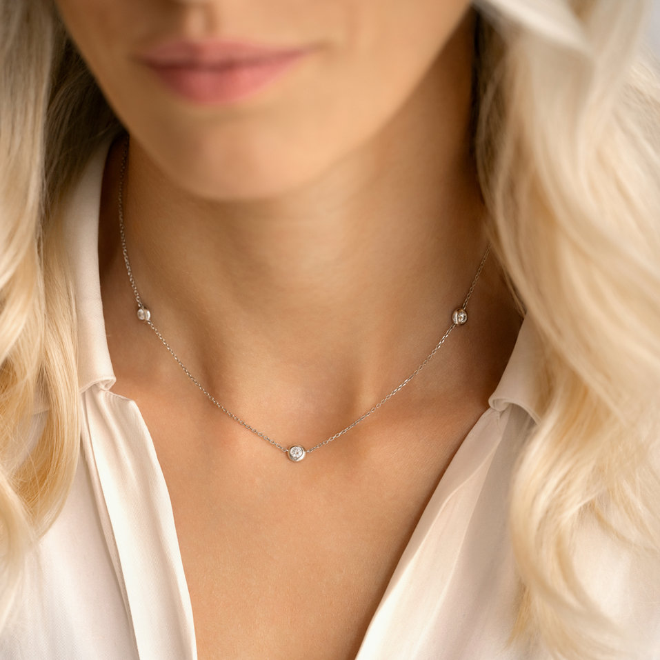 Diamond necklace Sparkling Dots