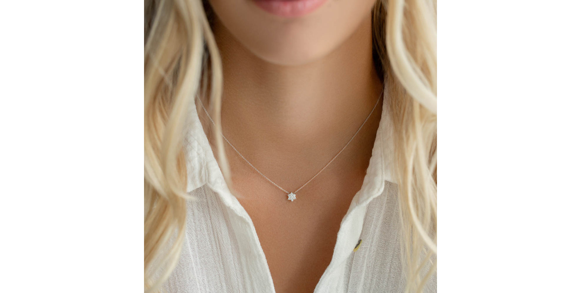 Diamond necklace Morning Star