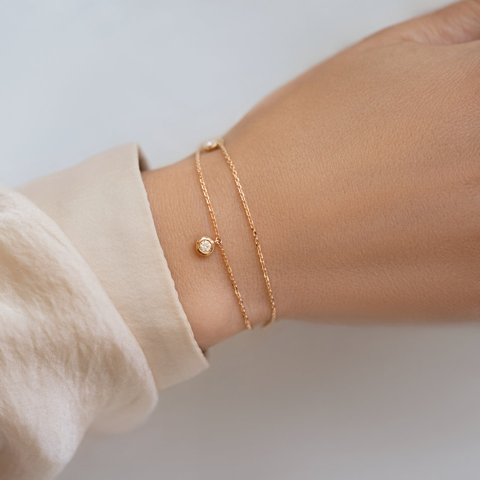 Bracelet with diamonds Delouise