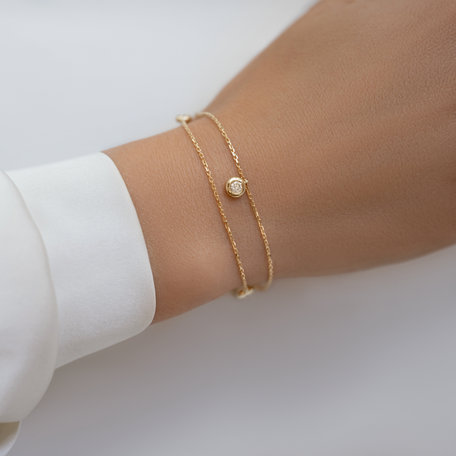 Bracelet with diamonds Delouise