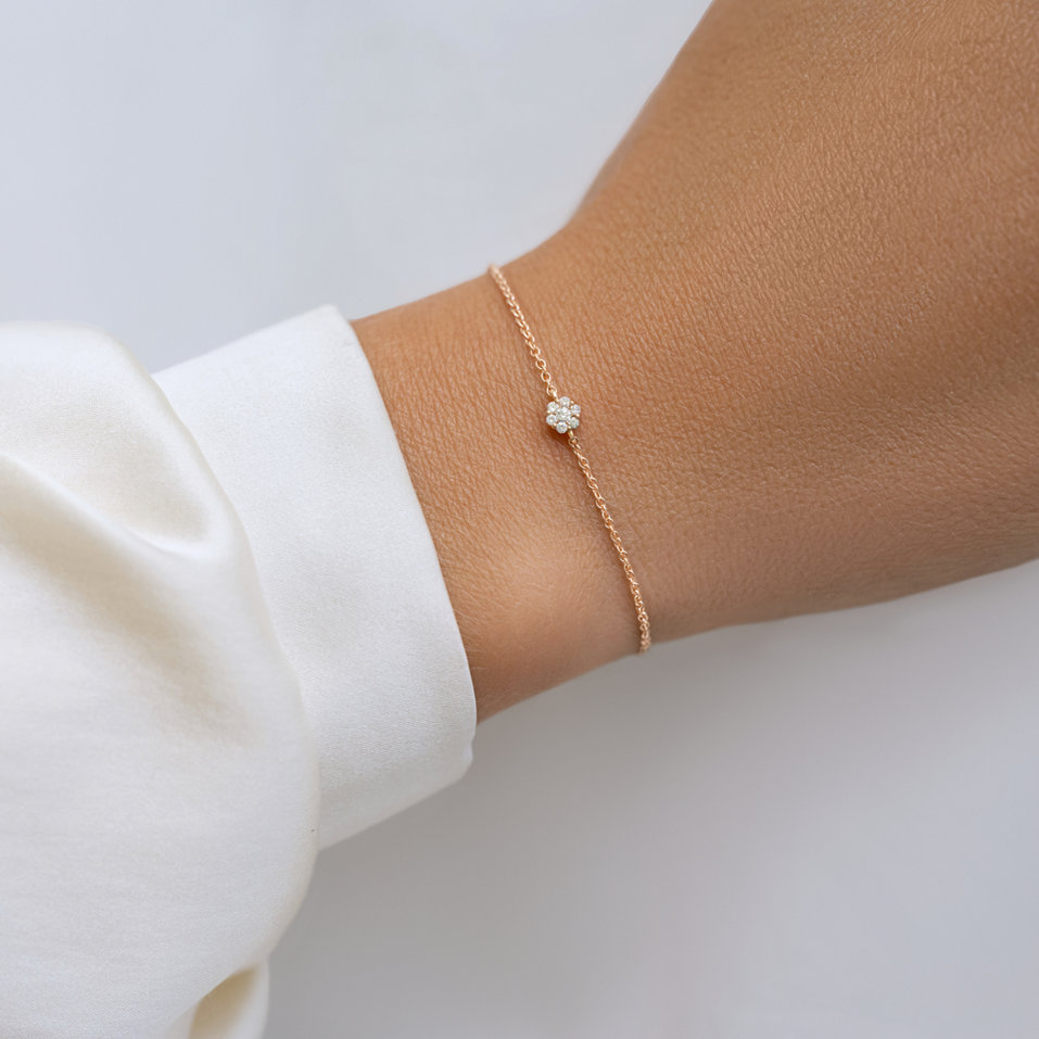 Bracelet with diamonds Evening Sky