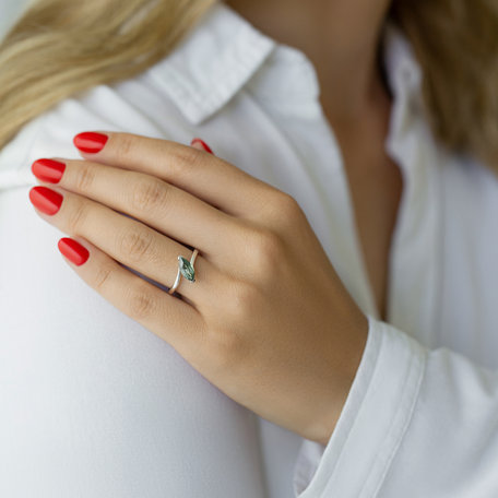 Ring with Sapphire Aurellia