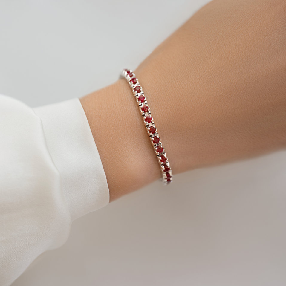 Bracelet with Ruby Nilani