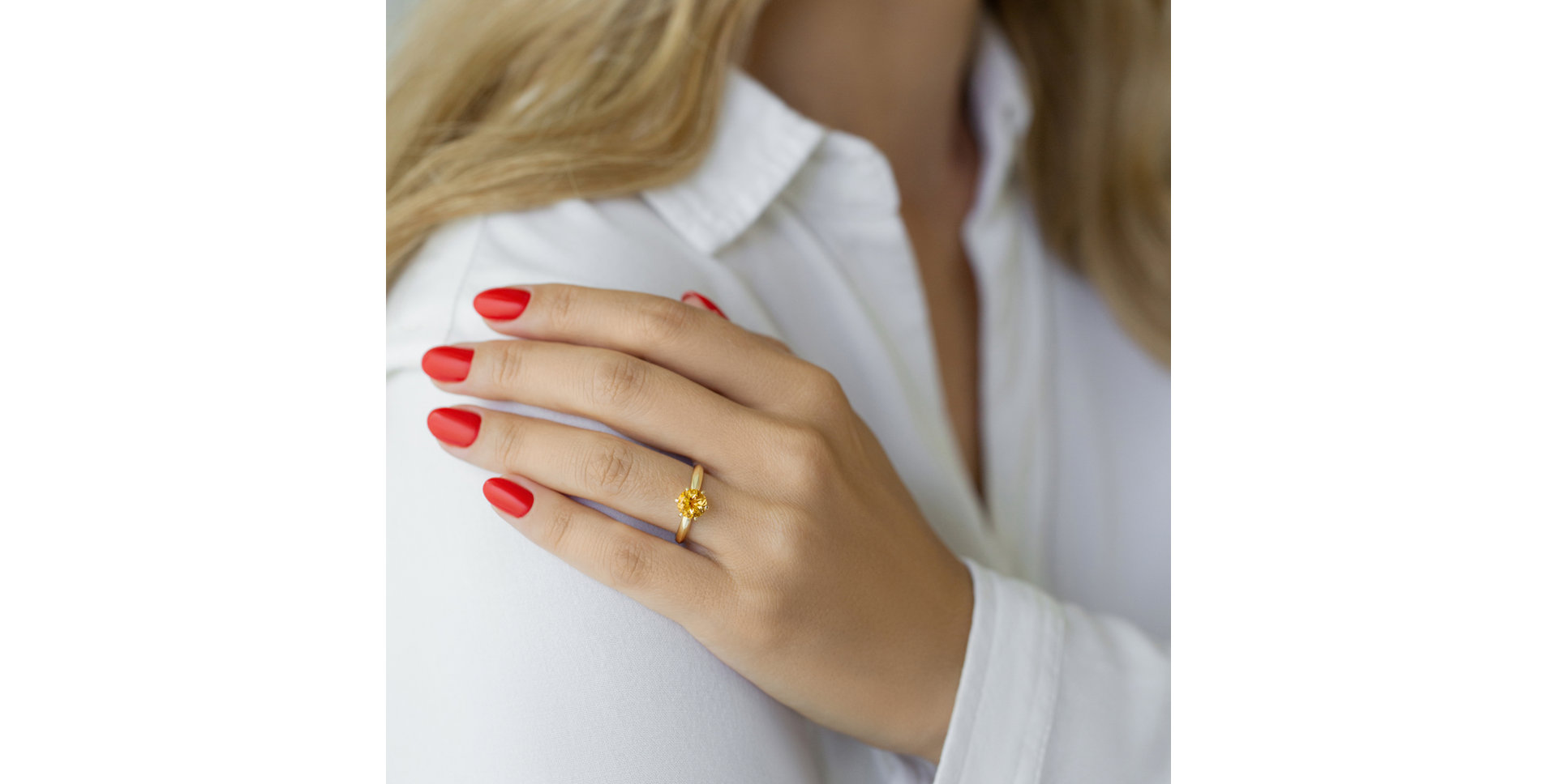 Ring with Topaz Eternal Joy