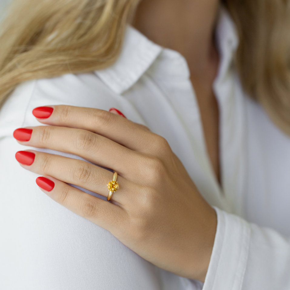 Ring with Topaz Eternal Joy