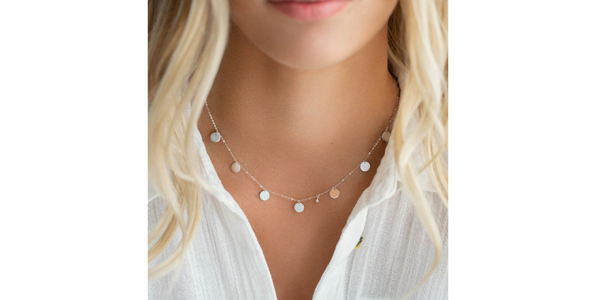 Diamond necklace Circles of Passion