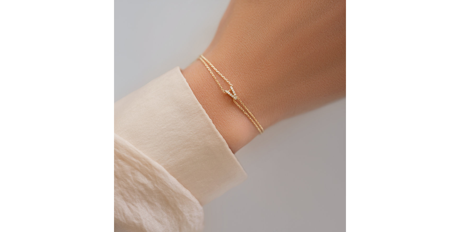 14ct rose gold diamond bracelet Brilliant necklace Waterfall Heaven