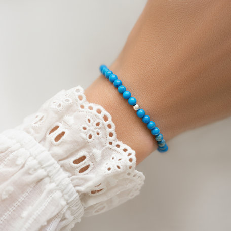 Bracelet with Tuquoise Blue Fancy Beauty