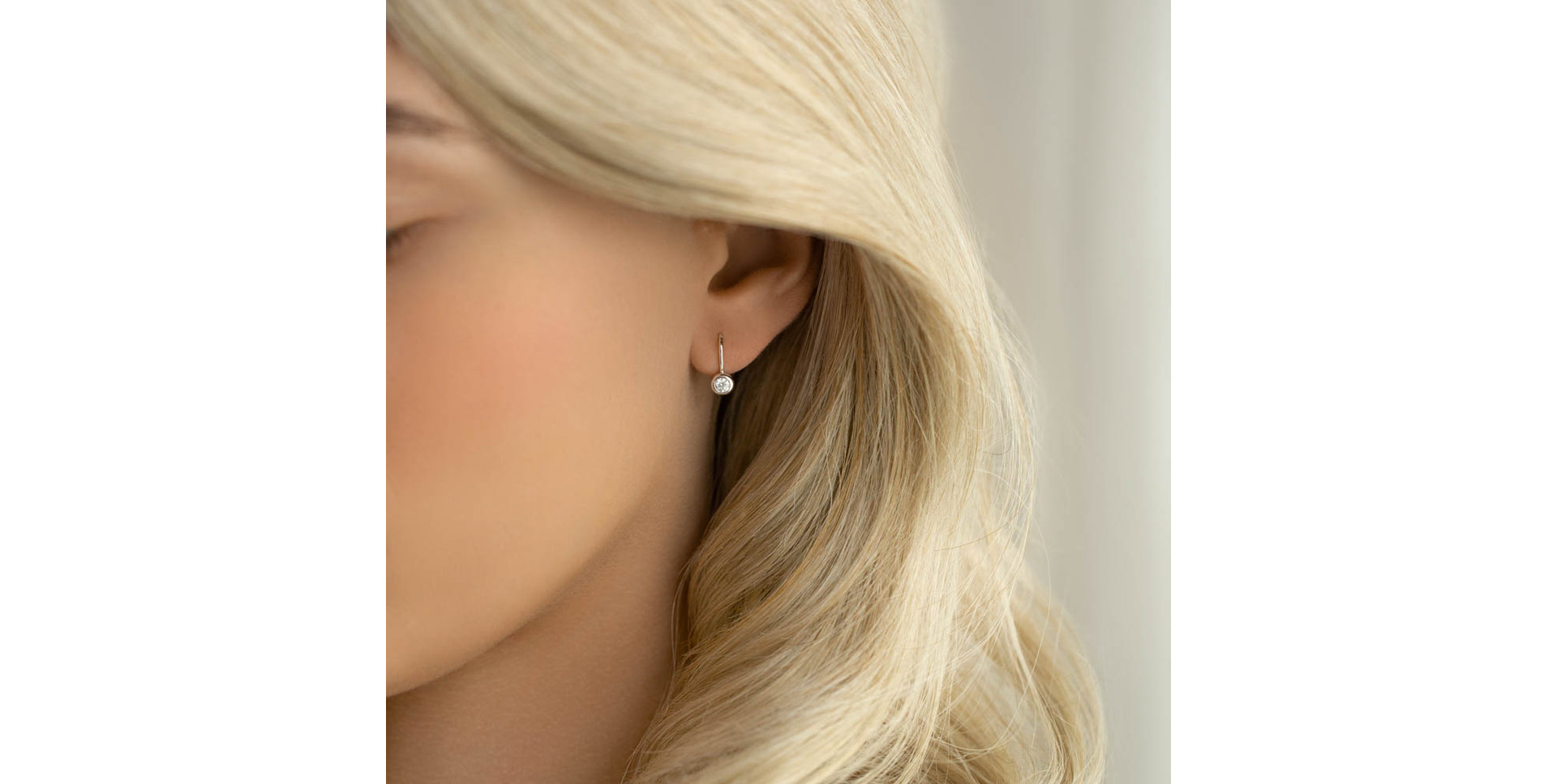 Diamond earrings Sparkling Drops